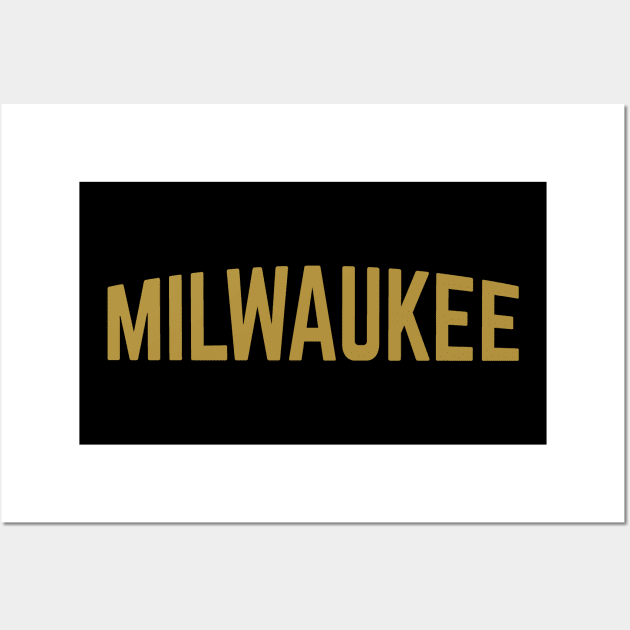 Milwaukee City Typography Wall Art by calebfaires